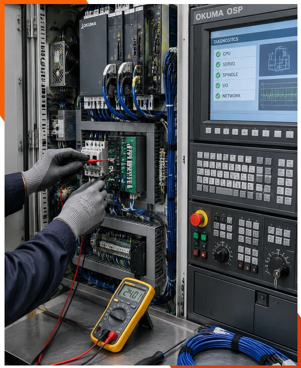 Ремонт систем ЧПУ Okuma OSP в Воронеже